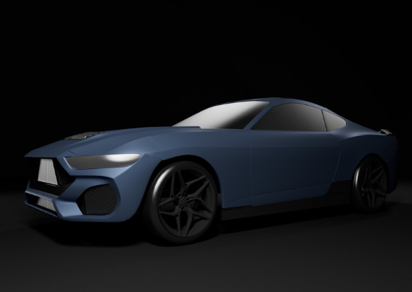 3D Mustang GT 2024